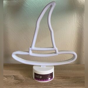 Target LED White Witch Hat Light Halloween Decor